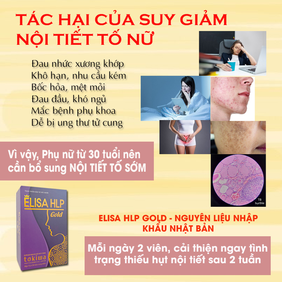 tác hại rối loạn nội tiết tố nữ