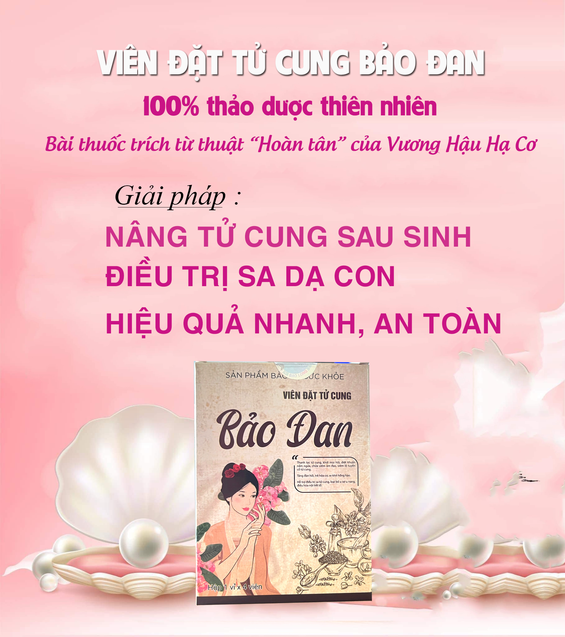 CHỮA SA TỬ CUNG BẰNG ĐÔNG Y