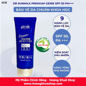 kem chống nắng genie dr sun milk