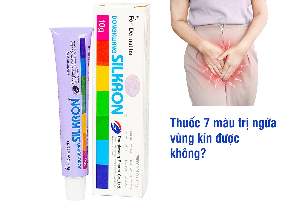 Thuốc 7 màu trị ngứa vùng kín được không?