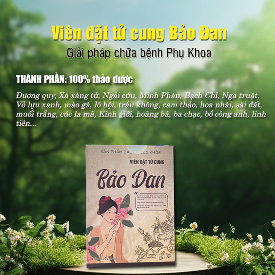 viên đặt thảo dược trị viêm phụ khoa